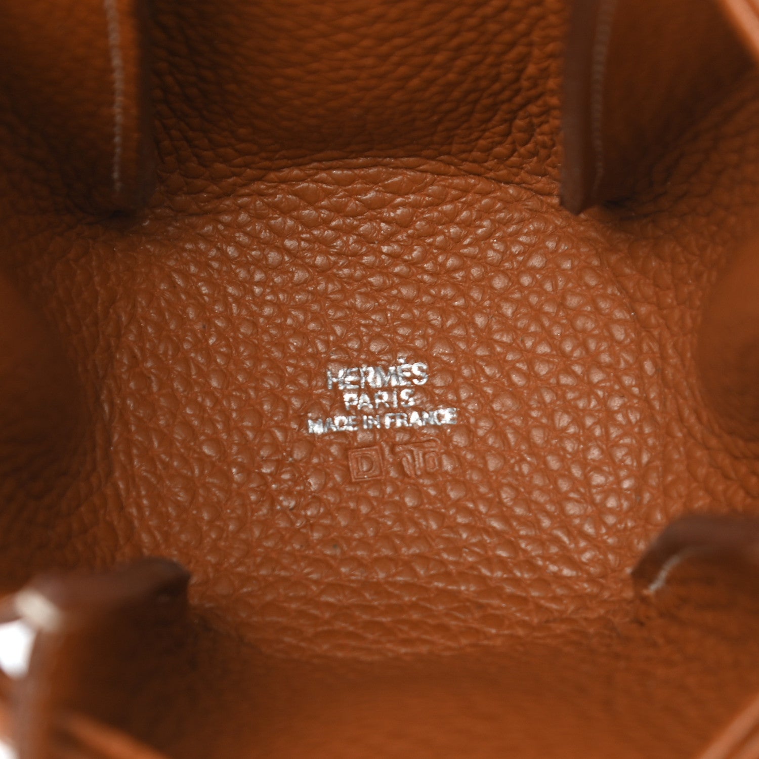 Hermes Taurillon Clemence Vespa Pouch Gold 5 of 6
