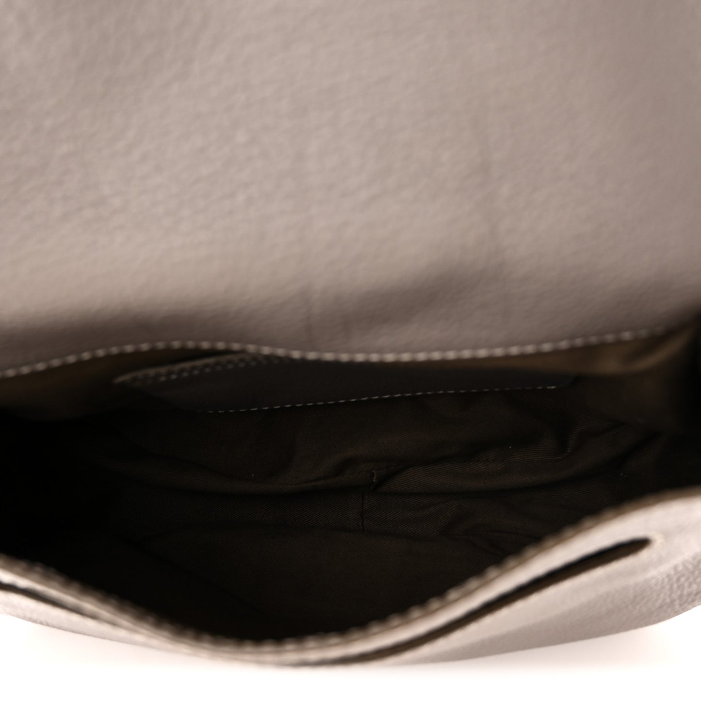 Calfskin Medium Marcie Round Crossbody Bag Cashmere Grey