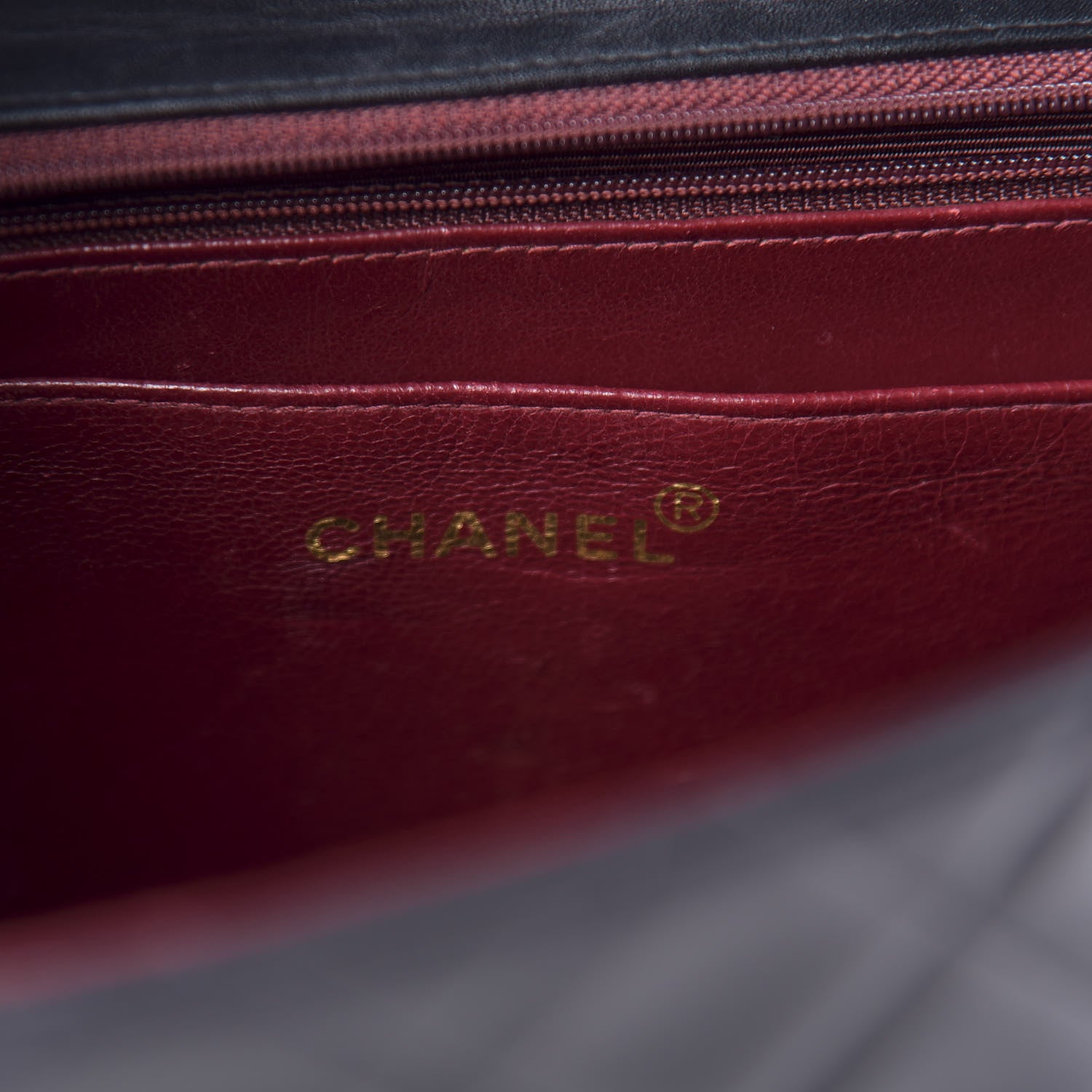 Chanel Lambskin Quilted XL Jumbo Single Flap Black 8 of 12