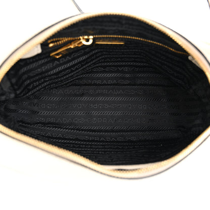 Prada Vitello Daino Camera Crossbody Bianco 5 of 16