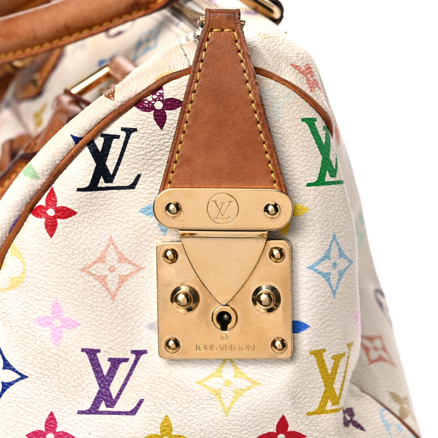 Louis Vuitton Monogram Multicolor Speedy 30 White 33 of 38