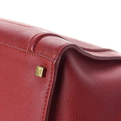 Celine Supple Calfskin Medium Phantom Luggage Red 13 of 17