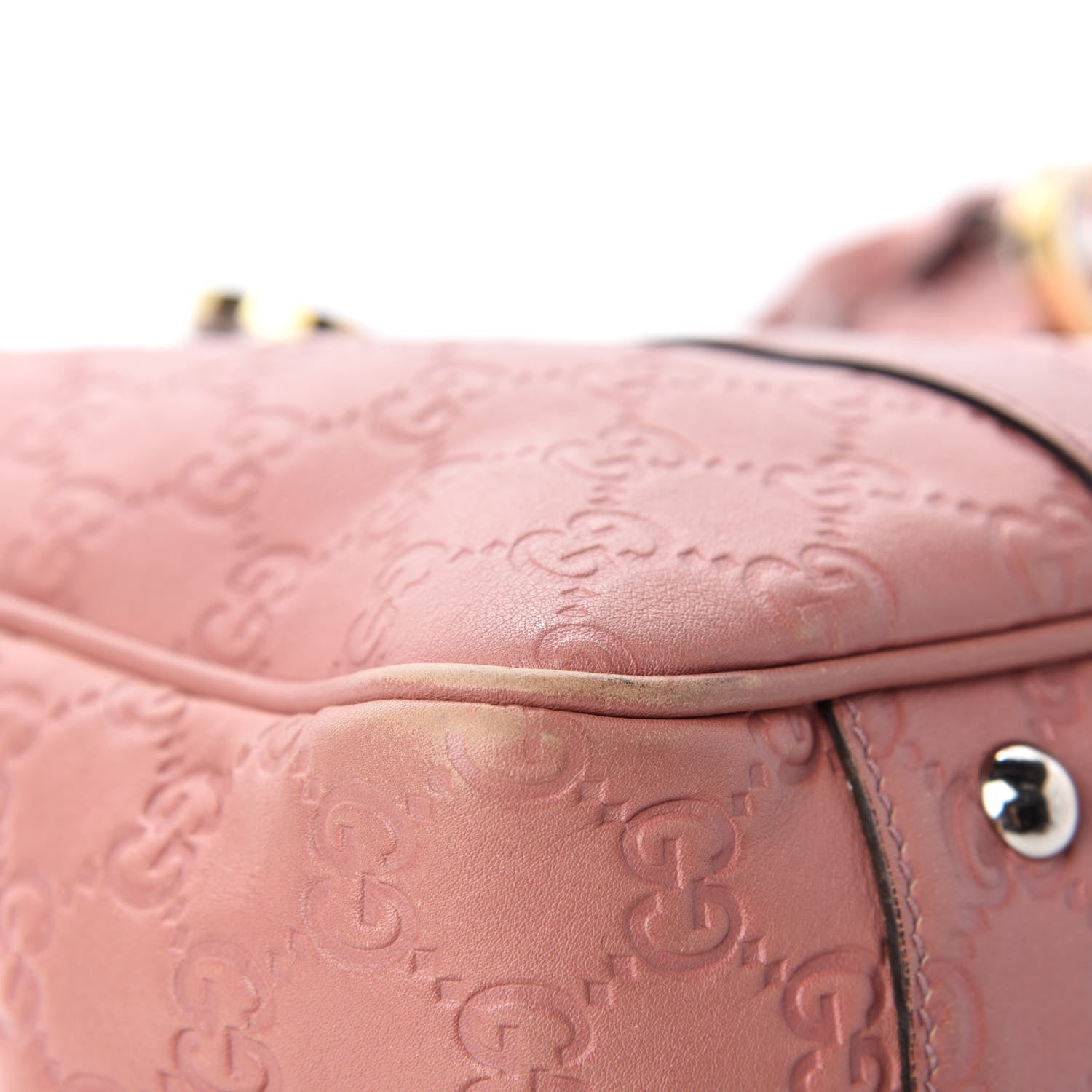 Gucci Guccissima Medium GG Twins Tote Pink 10 of 21