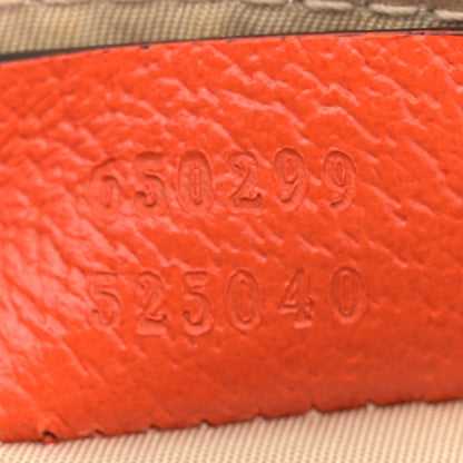 Gucci X THE NORTH FACE Monogram Textured Dollar Calfskin Embroidered Belt Bag Beige Ebony Mystic White Deep Orange 7 of 11