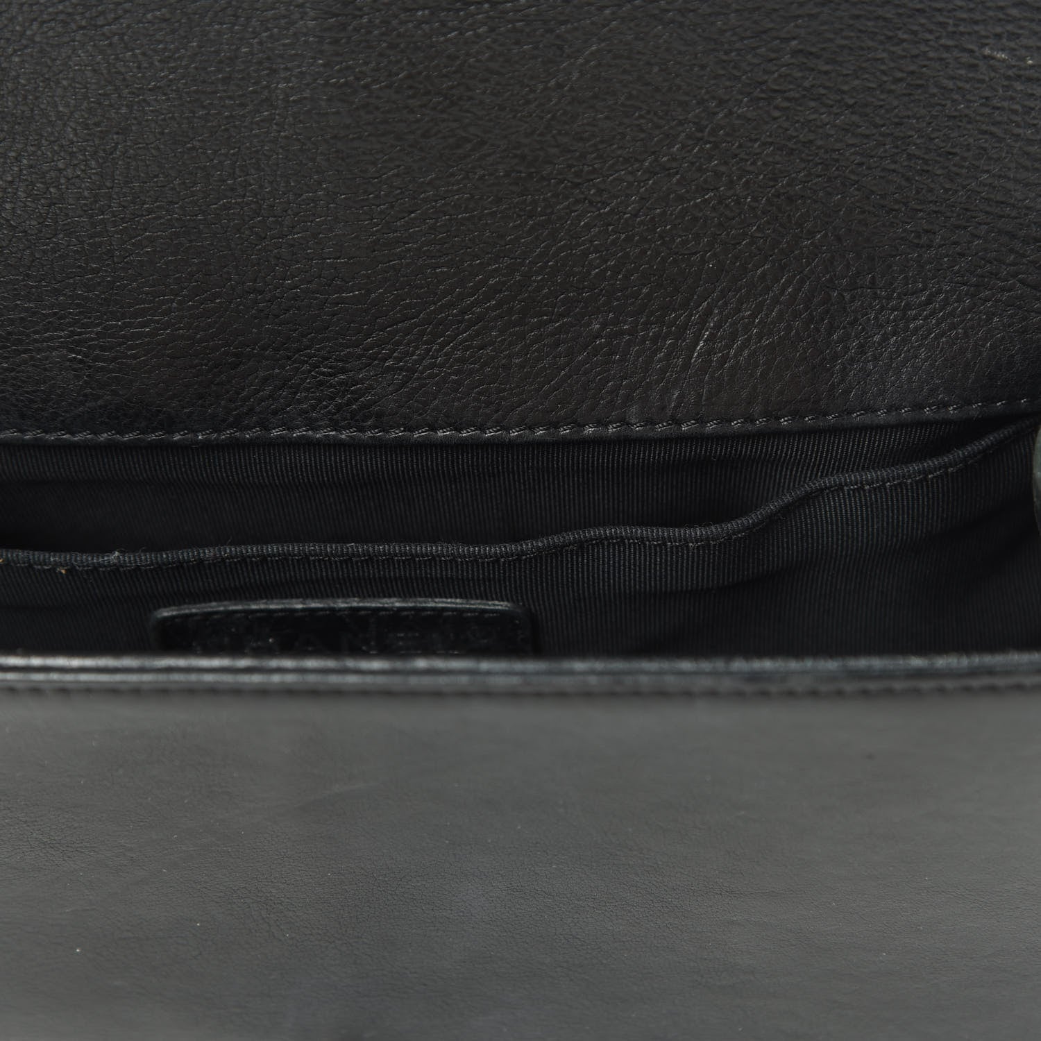 Chanel Calfskin Quilted Medium Boy Flap Black 11 of 11
