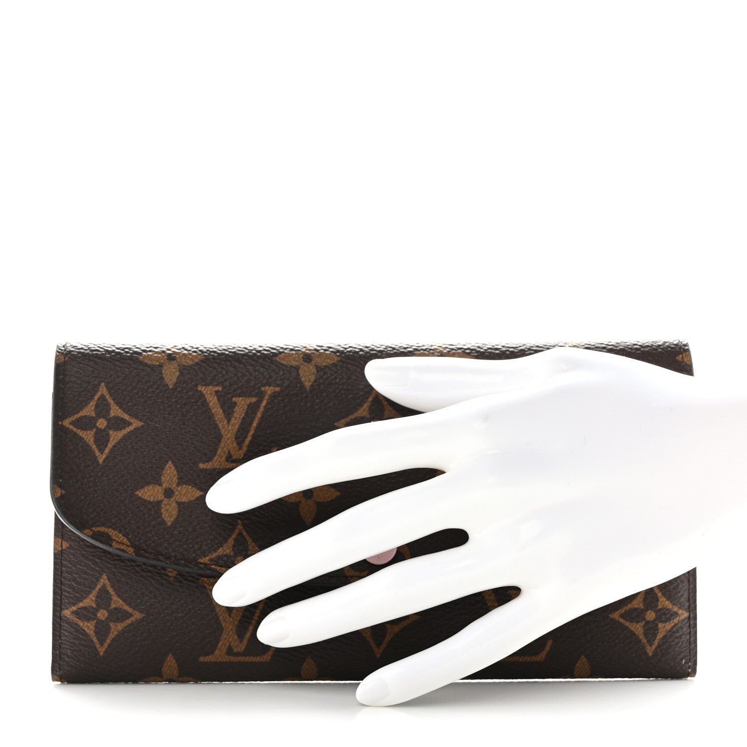 Louis Vuitton Monogram Emilie Wallet Rose Ballerine 2 of 7