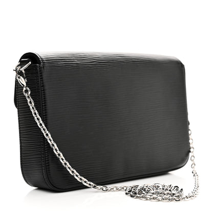 Louis Vuitton Epi Pochette Felicie Black 4 of 12