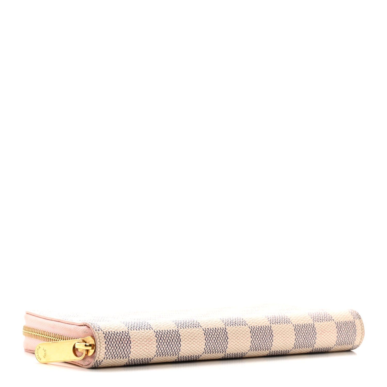 Louis Vuitton Damier Azur Zippy Wallet Rose Ballerine 4 of 14