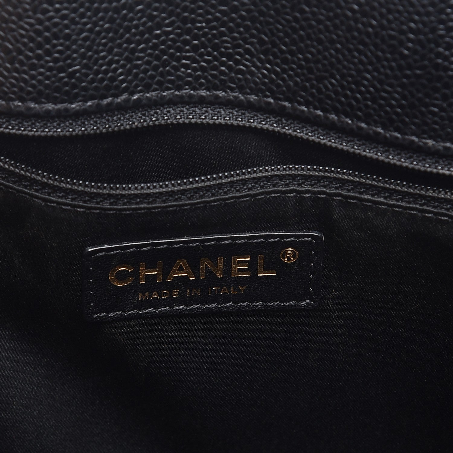 Chanel Caviar Grand Shopping Tote GST Black 6 of 9