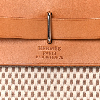 Hermes Toile Vache Calfskin Herbag TPM Natural 6 of 15