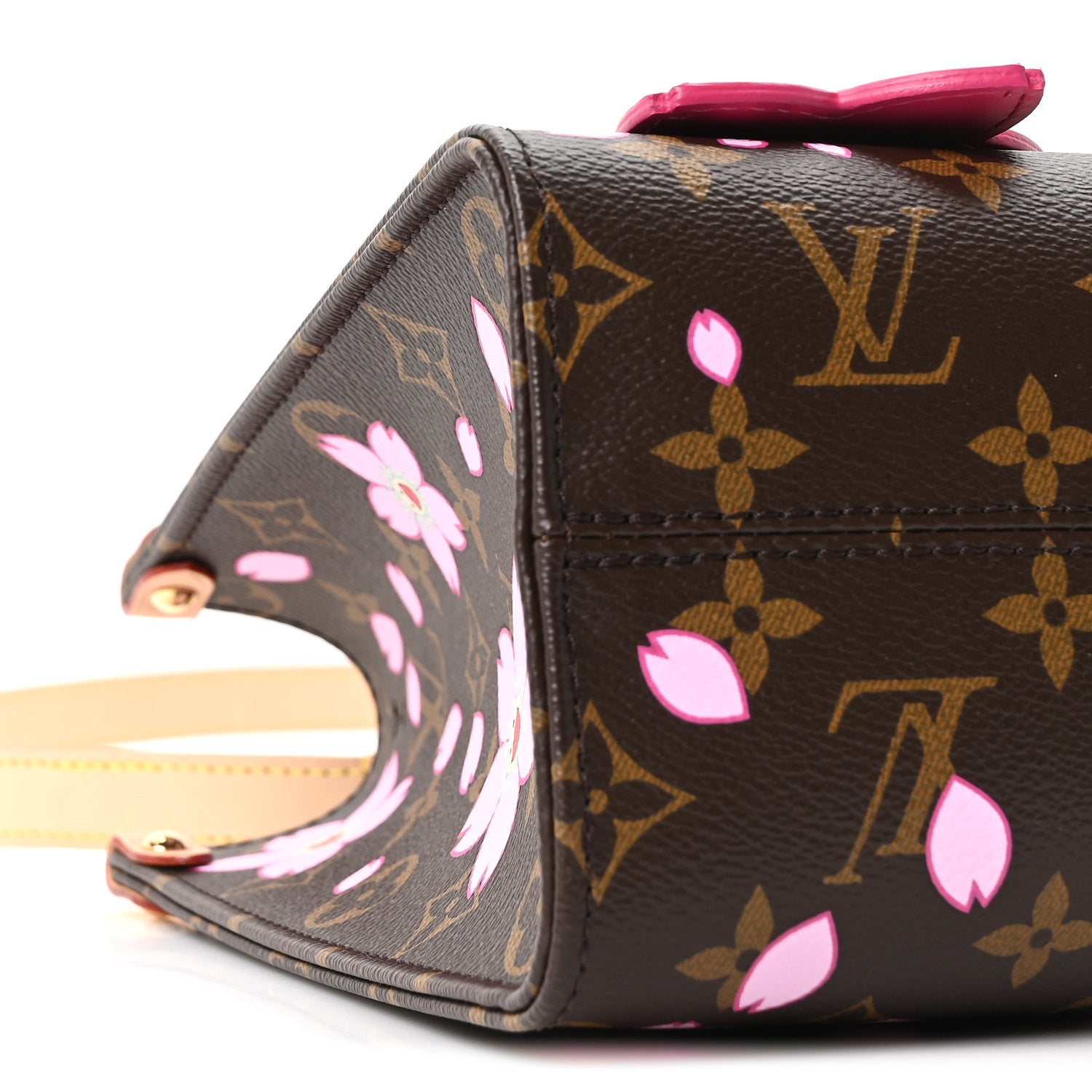 Louis Vuitton LV X TM Monogram Cherry Blossom Onthego PM Sakura Brown 7 of 9