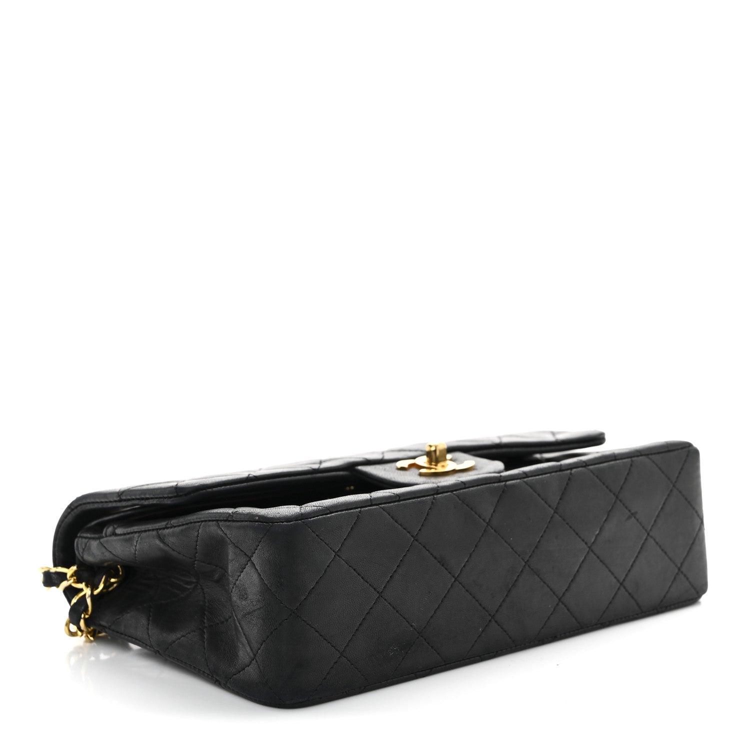 Chanel Lambskin Quilted Small Double Flap Black 4 of 15
