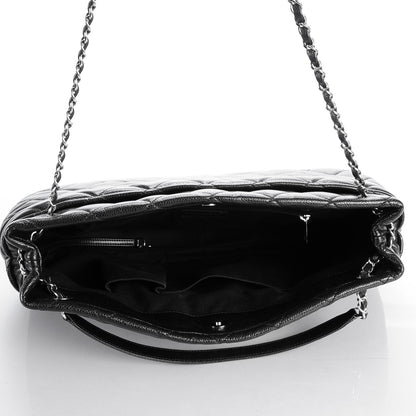 Chanel Caviar Quilted CC Timeless Soft Tote Black 5 of 7