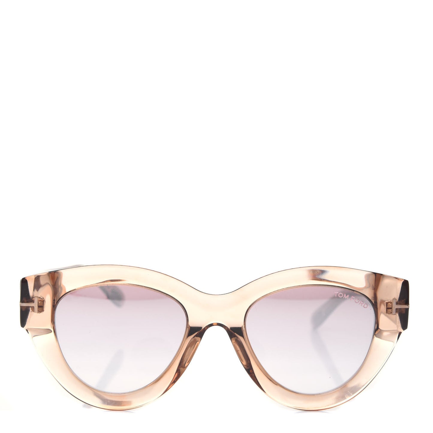 Acetate Slater Cat Eye Sunglasses TF658 Gold