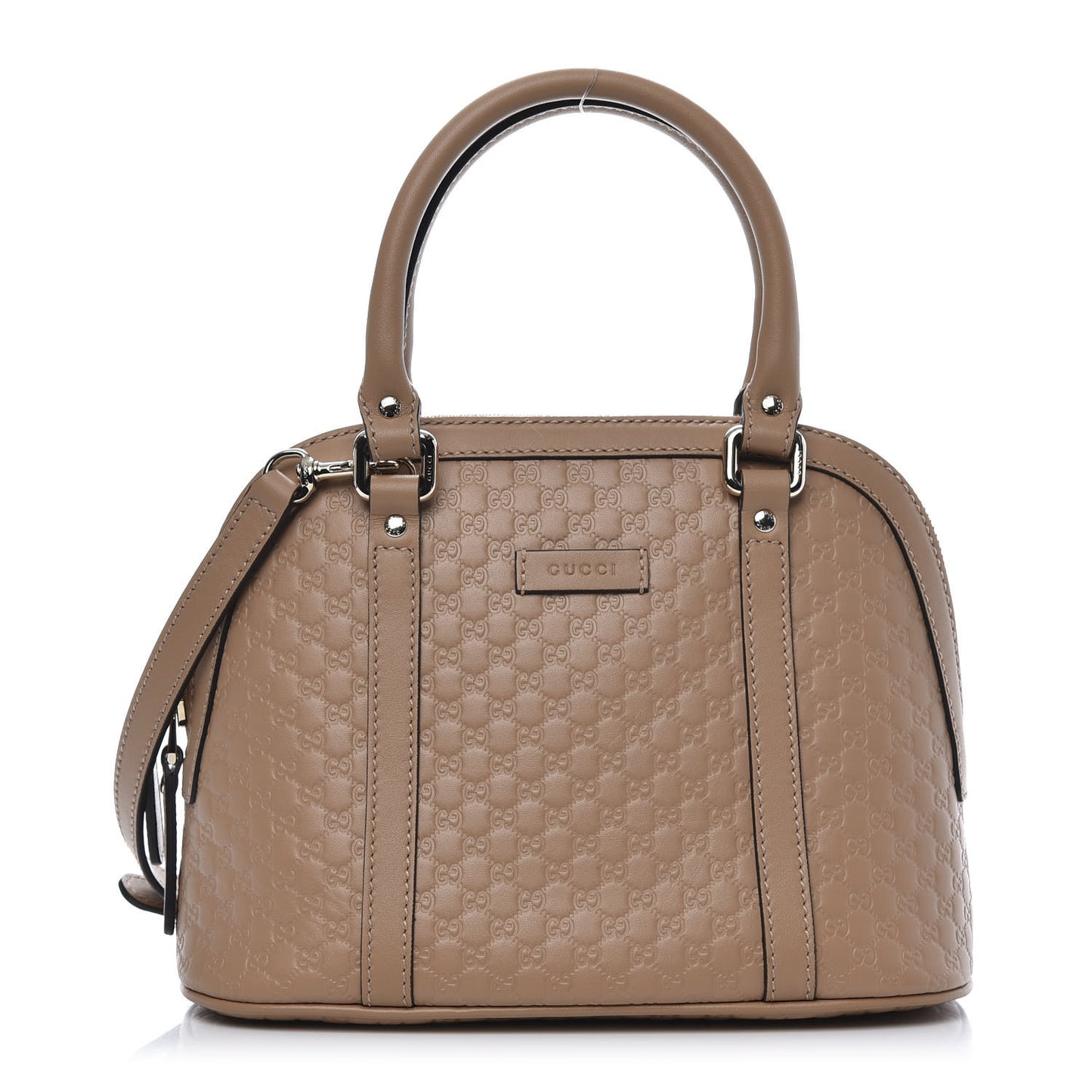 Soft Microguccissima Mini Dome Bag Camelia