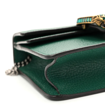 Gucci Dollar Calfskin Crystal Mini Dionysus Top Handle Bag Emerald 8 of 9