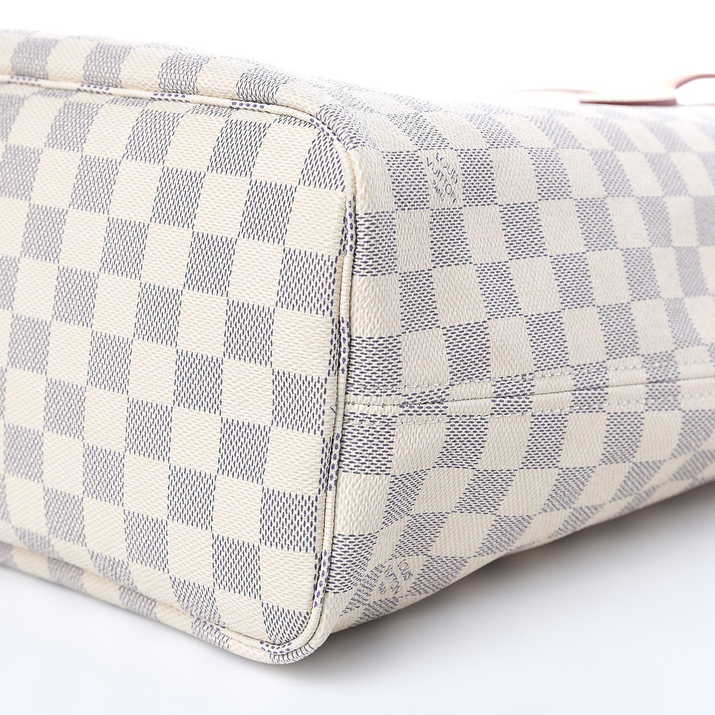 Damier Azur Neo Neverfull MM Rose Ballerine