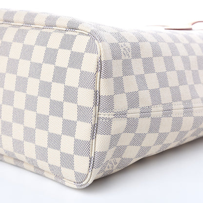 Louis Vuitton Damier Azur Neo Neverfull MM Rose Ballerine 11 of 13