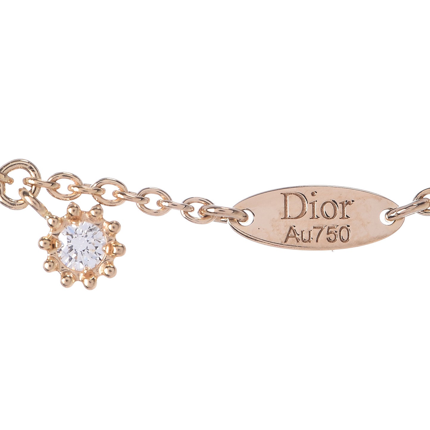 18K Yellow Gold Diamond Mother of Pearl Multi Gemstone Rose Des Vents Charm Bracelet