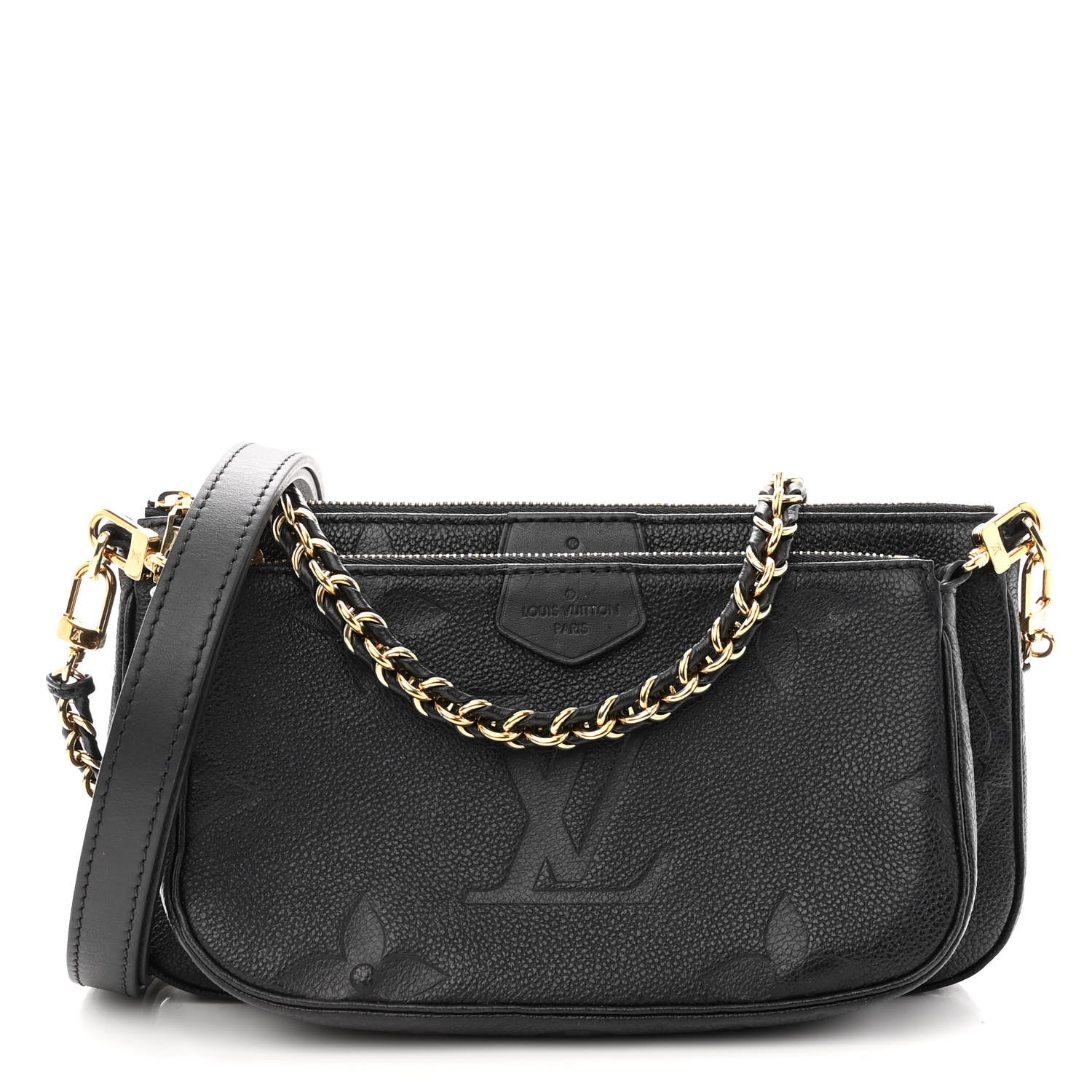 Louis Vuitton Empreinte Monogram Giant Multi Pochette Accessories Black 1 of 9