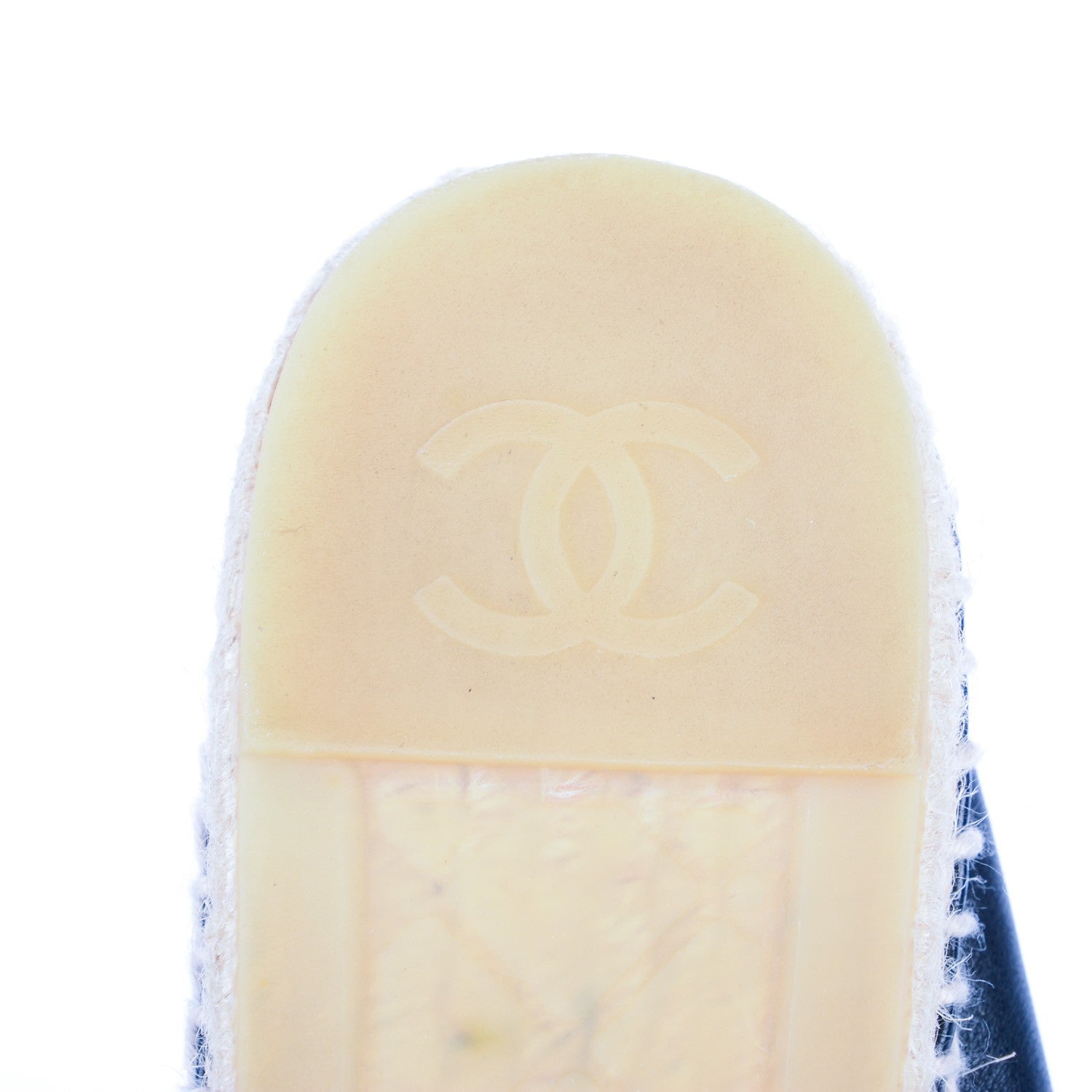 Chanel Lambskin CC Espadrilles 39 Black 7 of 8