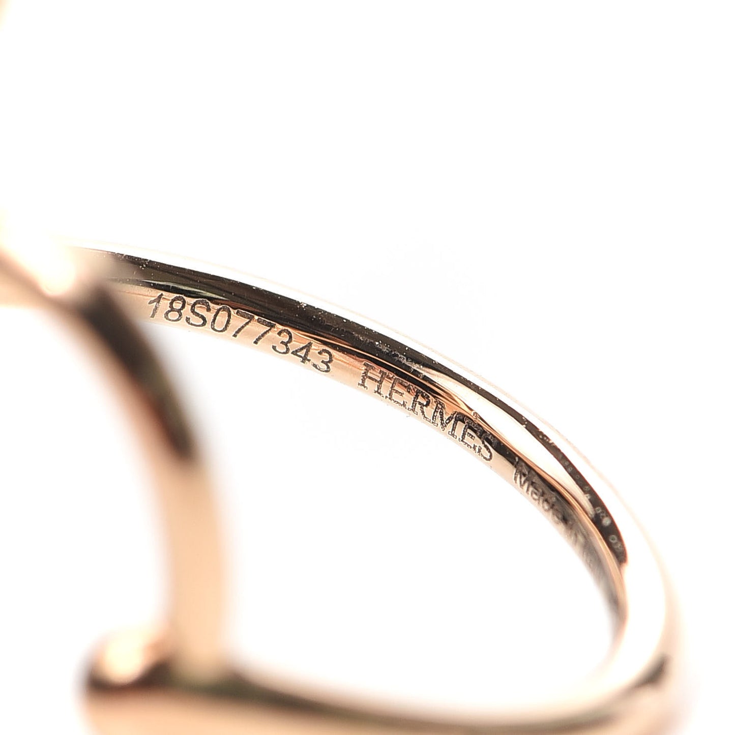 18K Rose Gold PM Filet D'Or Ring 50 5.25