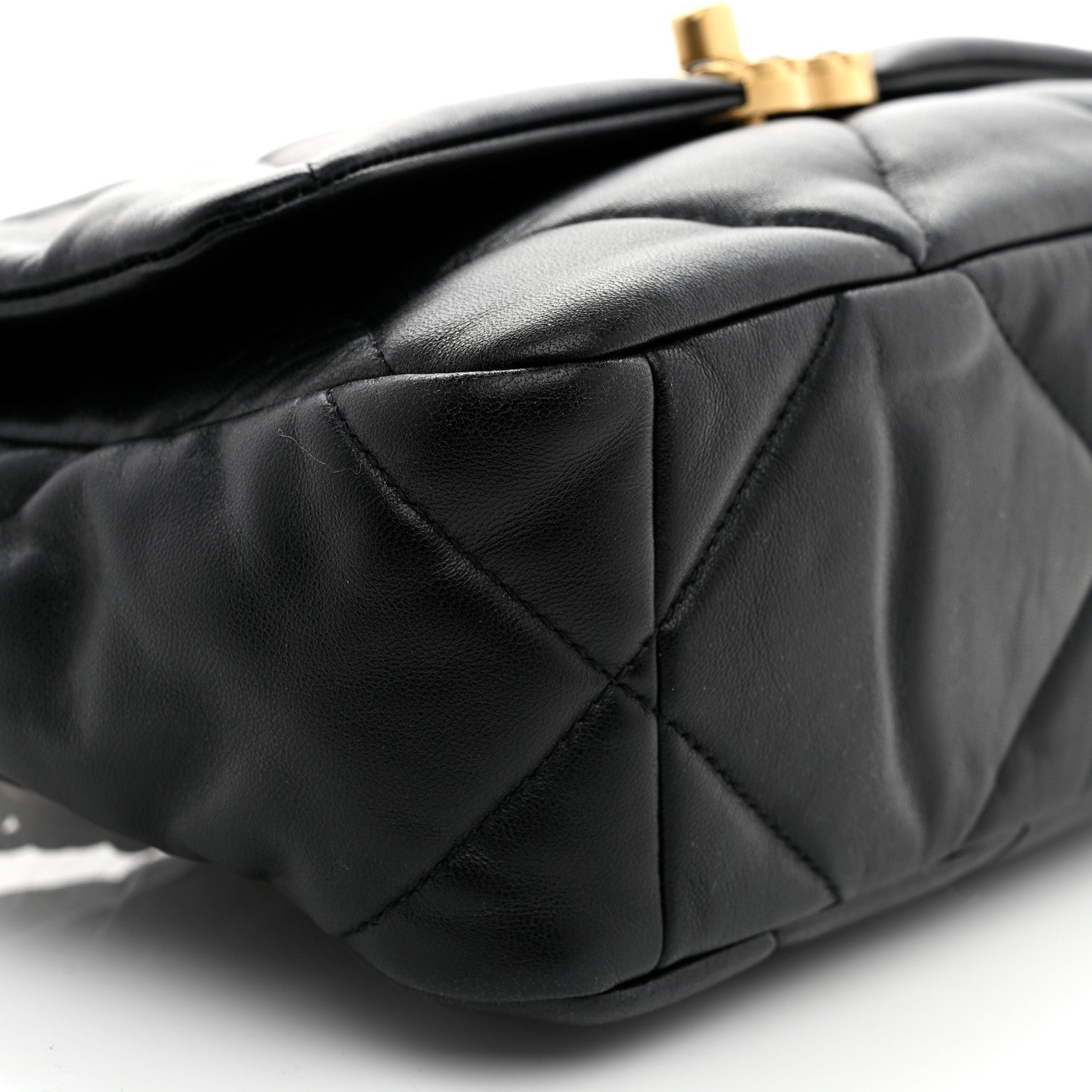 Chanel Lambskin Quilted Medium Chanel 19 Flap Black 9 of 10