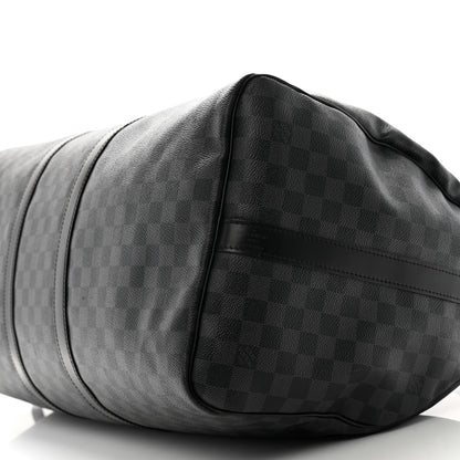 Louis Vuitton Damier Graphite Keepall Bandouliere 55 10 of 15