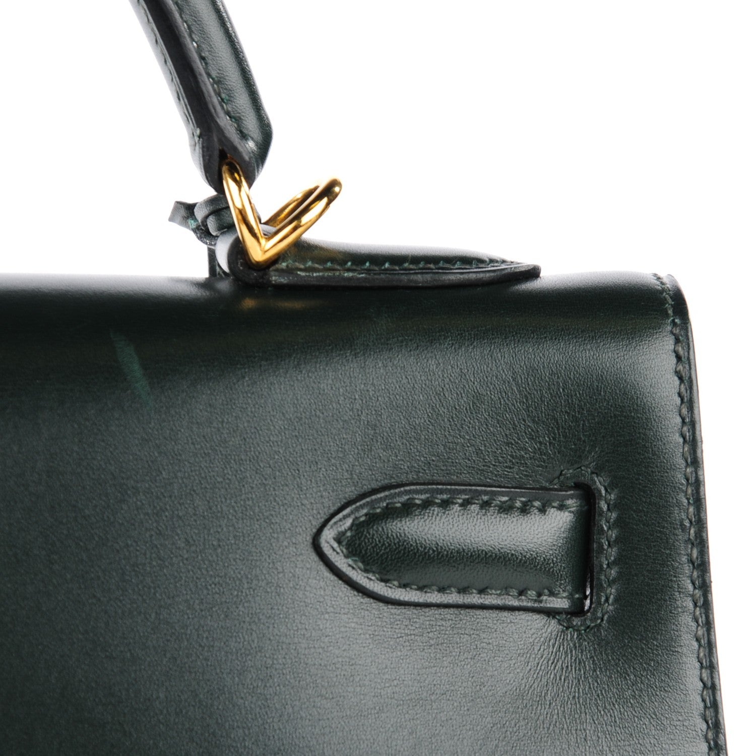 Hermes Box Kelly Sellier 32 Vert Fonce 18 of 28