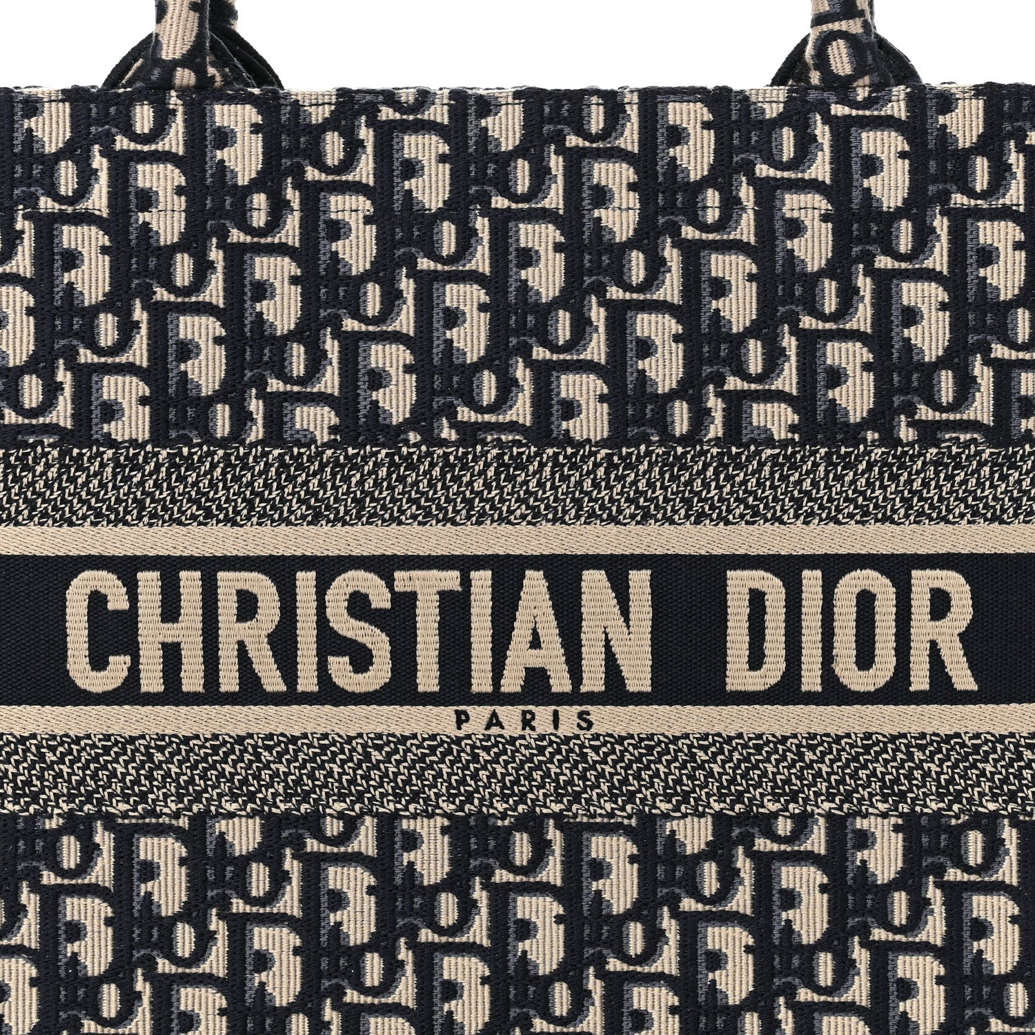 Christian Dior Oblique Medium Book Tote Blue Multicolor 8 of 11