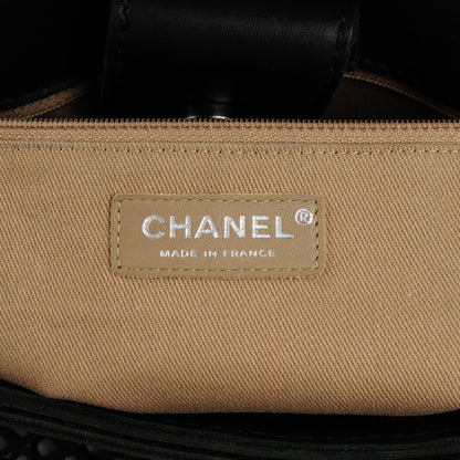 Chanel Calfskin Stitched Large Highlander Messenger Black 6 of 7