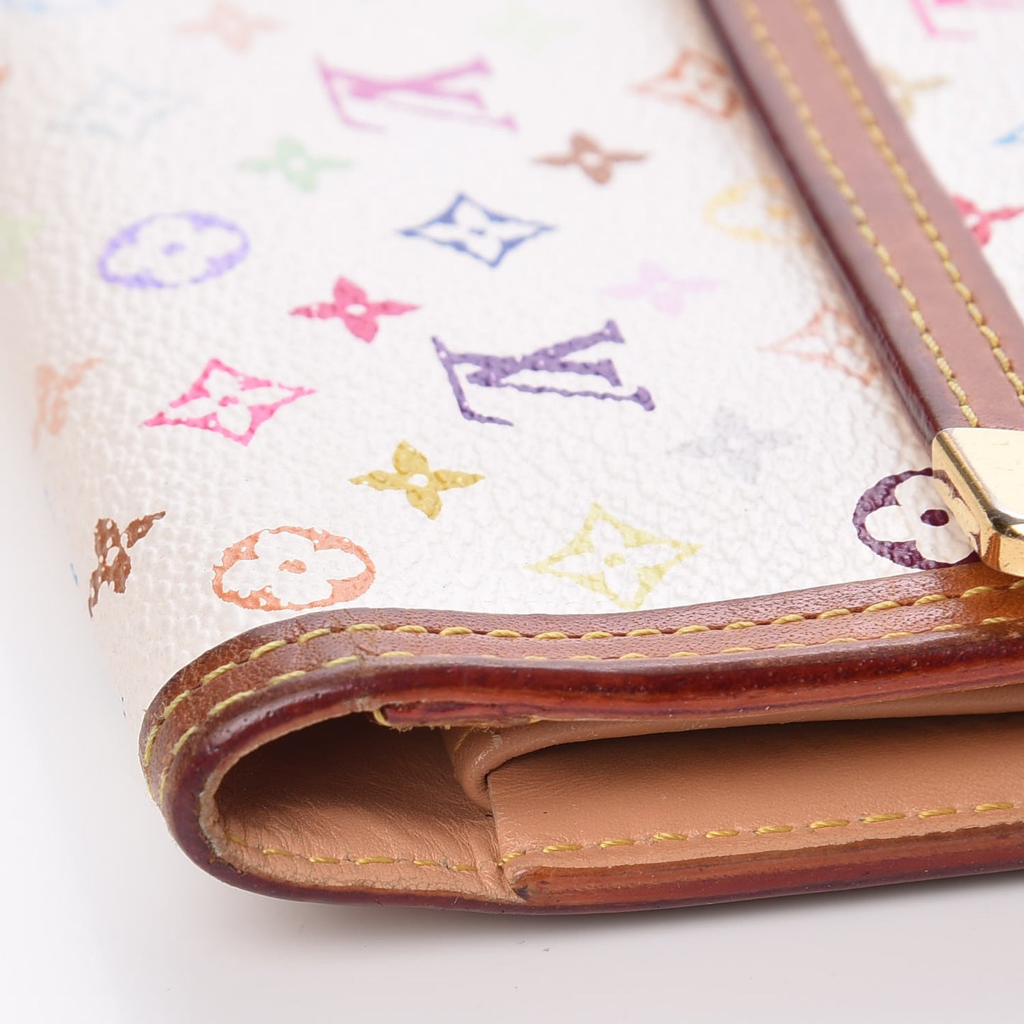 Monogram Multicolor Porte Tresor International Wallet White