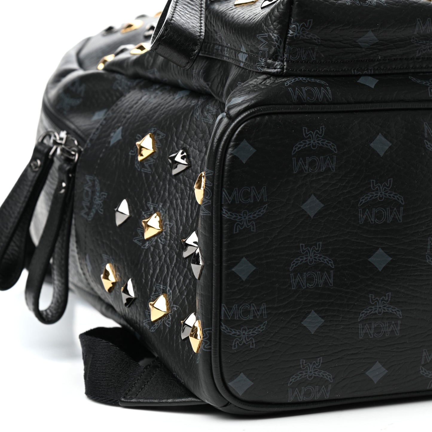 Visetos Studded Stark Backpack Black