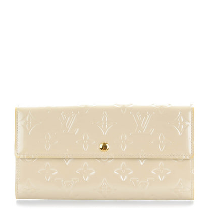 Louis Vuitton Vernis Sarah Wallet Blanc Corail 1 of 7