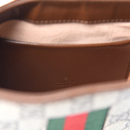 Gucci GG Supreme Monogram Azalea Calfskin Web Mini Jackie 1961 Hobo Beige Ebony Brown Sugar 8 of 11