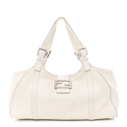 Fendi Calfskin Forever Shoulder Bag White 1 of 16