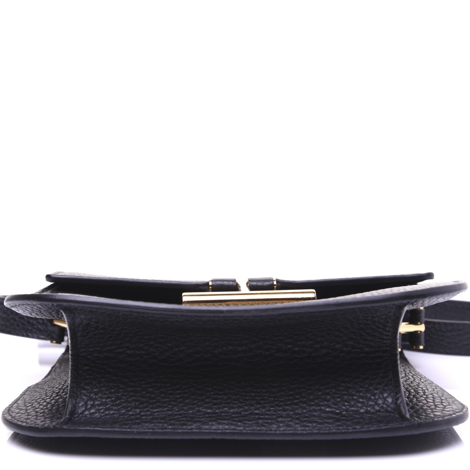 Tom Ford Grained Calfskin Small T Clasp Tara Crossbody Bag Black 10 of 13