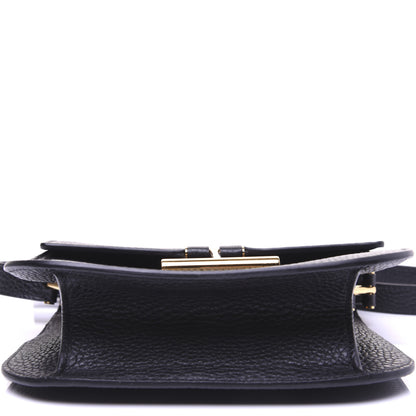 Tom Ford Grained Calfskin Small T Clasp Tara Crossbody Bag Black 10 of 13