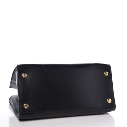 Louis Vuitton Calfskin City Steamer MM Black 4 of 8