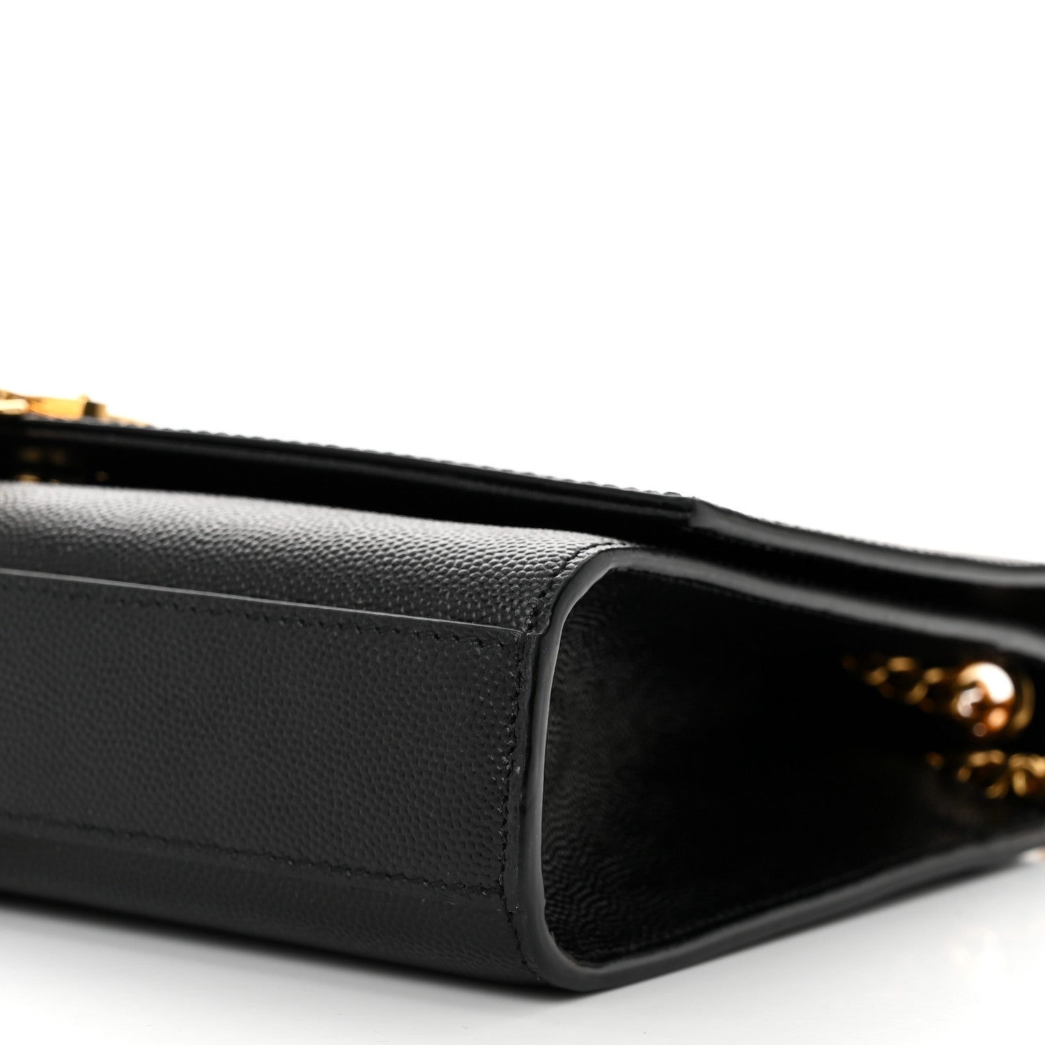 Saint Laurent Grain De Poudre Medium Classic Monogram Kate Tassel Satchel Black 10 of 11