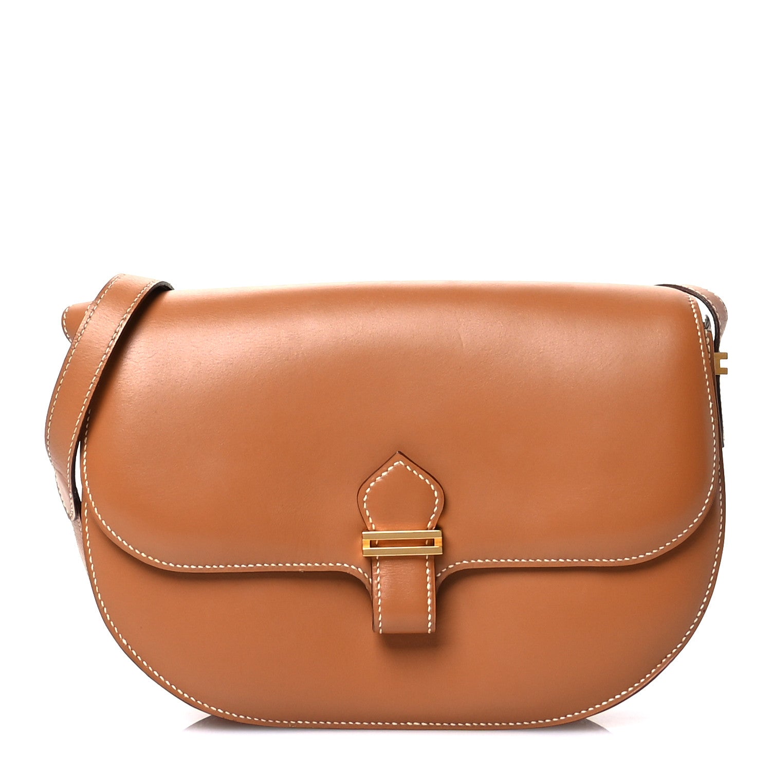 Hermes Chamonix Saddle Shoulder Bag Gold 1 of 11