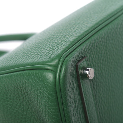 Hermes Taurillon Clemence Birkin 30 Vert Vertigo 10 of 12