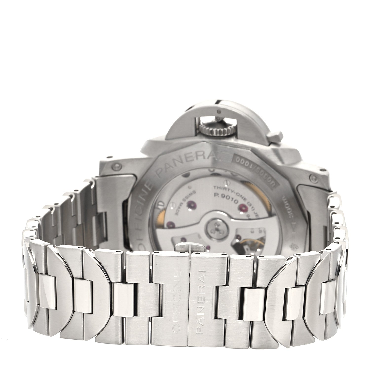 Panerai Stainless Steel 44mm Luminor Marina 3 Day Automatic Watch Black PAM00723 3 of 5