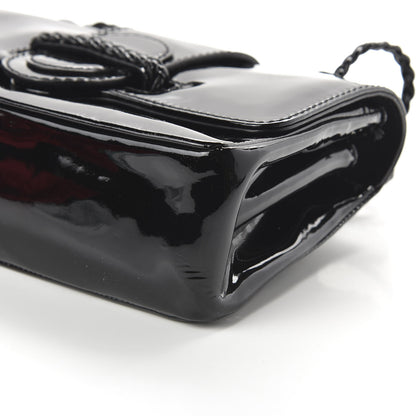 Valentino Garavani Patent Histoire Flap Black 7 of 12