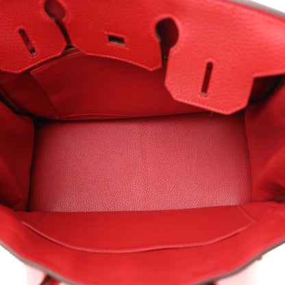 Hermes Togo Birkin 30 Rouge Vif 4 of 9
