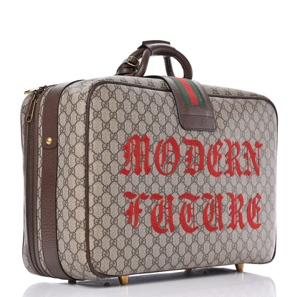 Gucci GG Supreme Monogram Embroidered Modern Future Courrier Suitcase 3 of 9