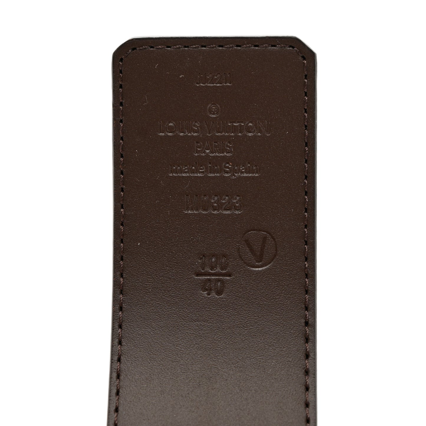Calfskin Monogram 40mm LV Initiales Reversible Belt 100 40