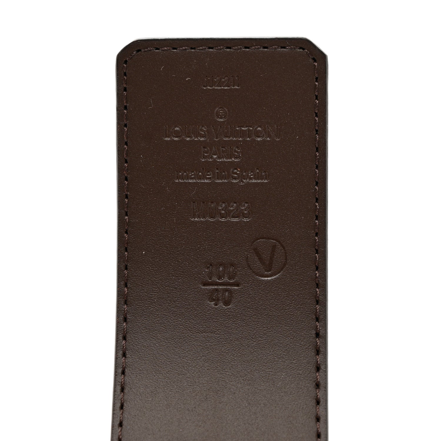 Louis Vuitton Calfskin Monogram 40mm LV Initiales Reversible Belt 100 40 3 of 6
