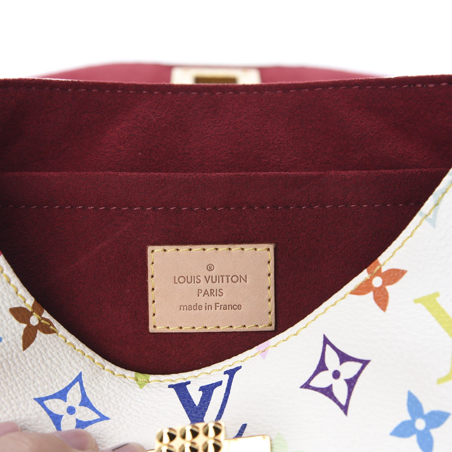 Louis Vuitton Monogram Multicolor Patti White 7 of 11