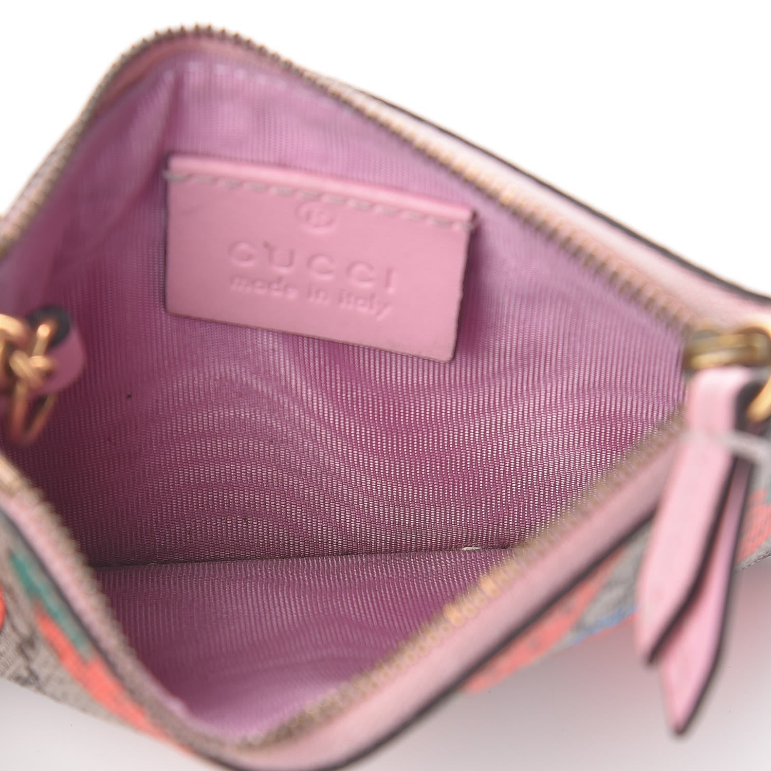 Gucci GG Supreme Monogram Strawberry Key Case 5 of 8